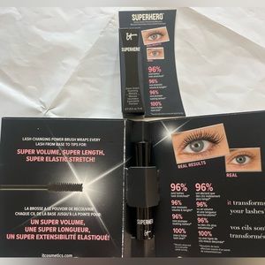 NIB IT Cosmetics two (2) Superhero Mascara black travel size
